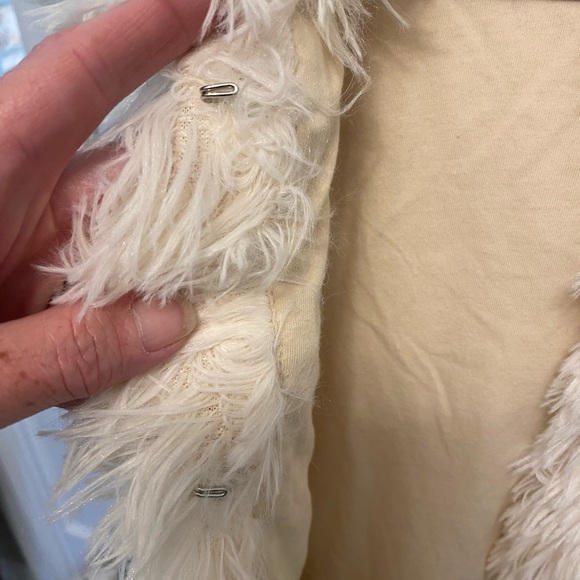 PIKO 1988 Soft Fuzzy Faux Fur Best with Hood M - Picture 7 of 10